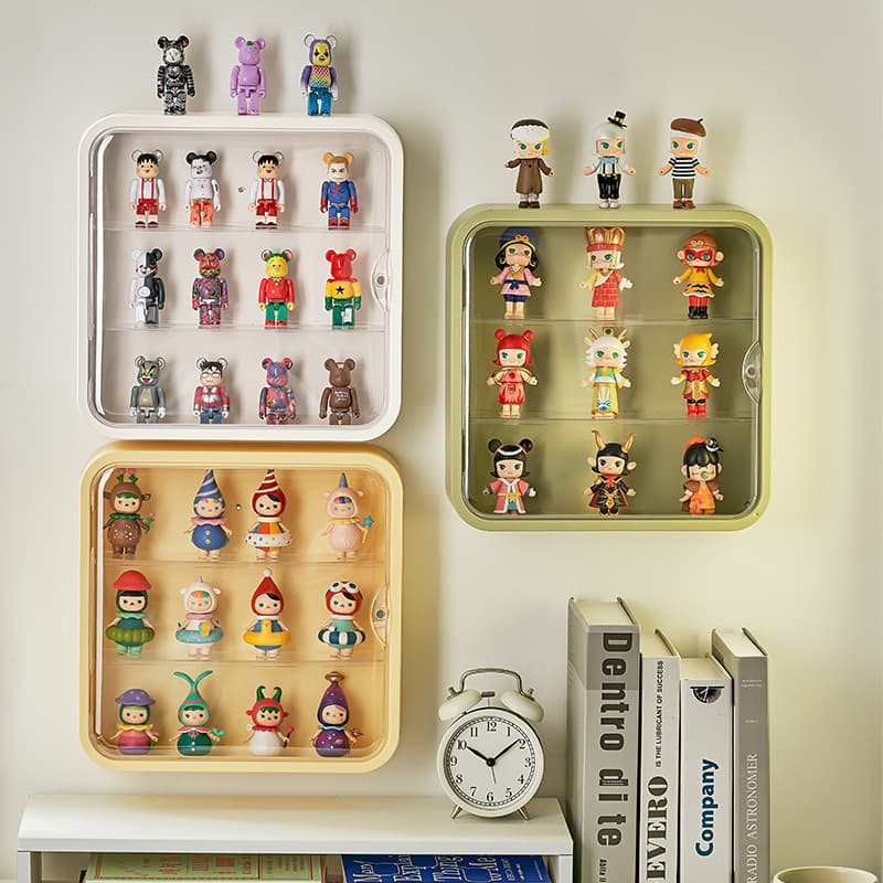 グッズ収納 壁掛け式アクリルフィギュア飾り棚