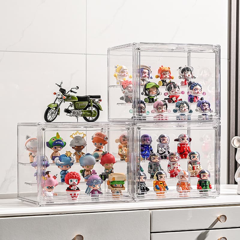 グッズ収納 積み重ね可能 アクリルコレクションケース