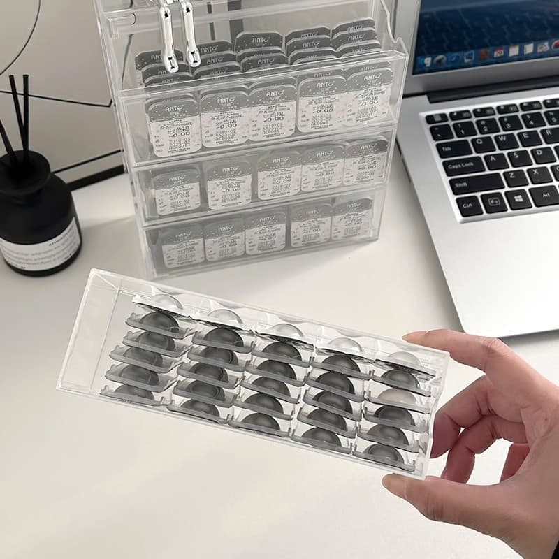アクリル積み重ねグッズ収納ケース