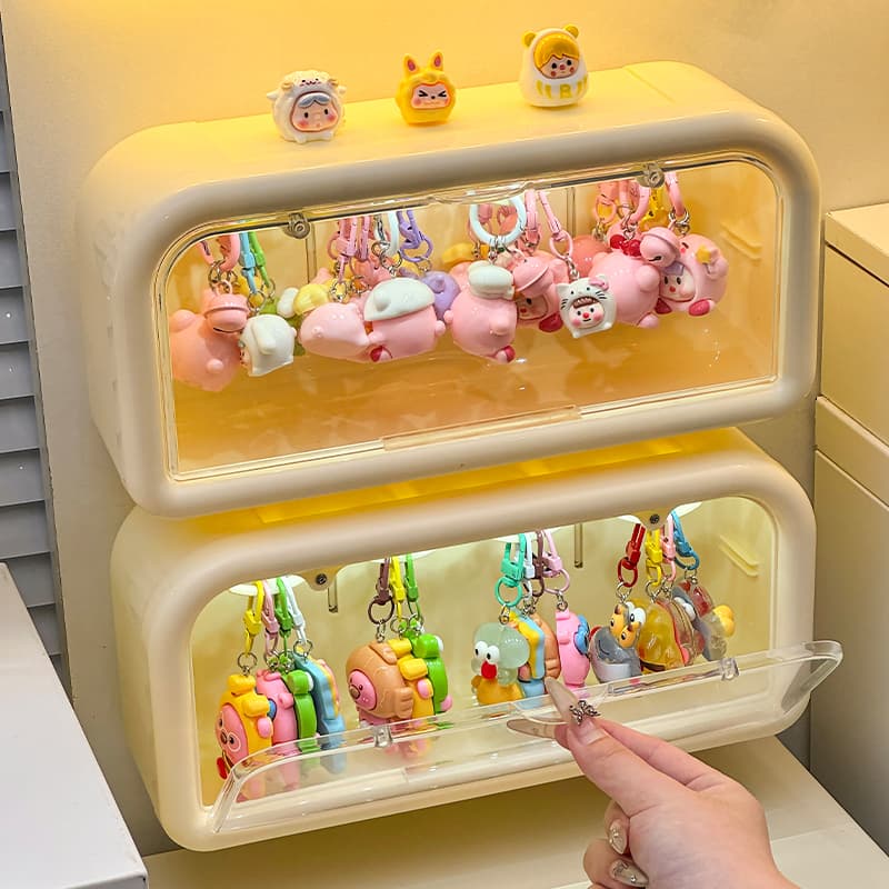 グッズ収納 アクリルディスプレイケース キーホルダー収納ラック