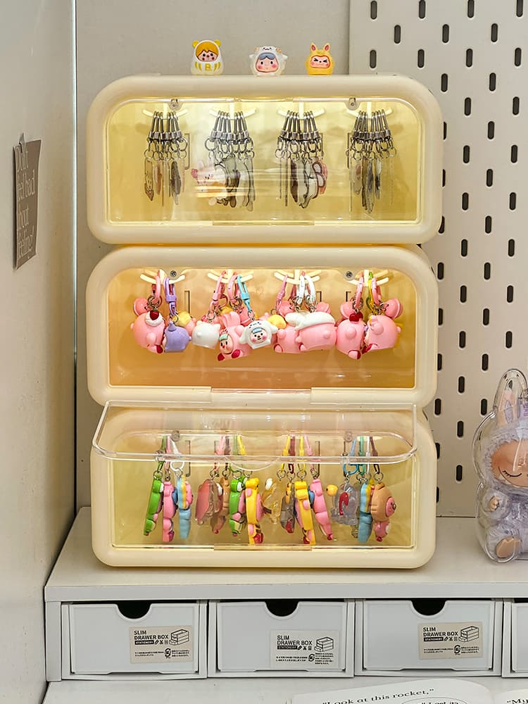 グッズ収納 アクリルディスプレイケース キーホルダー収納ラック