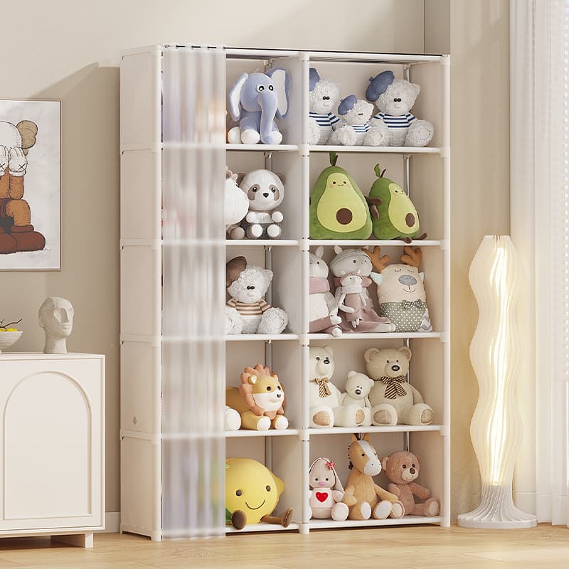 グッズ収納 ぬいぐるみコレクション収納棚
