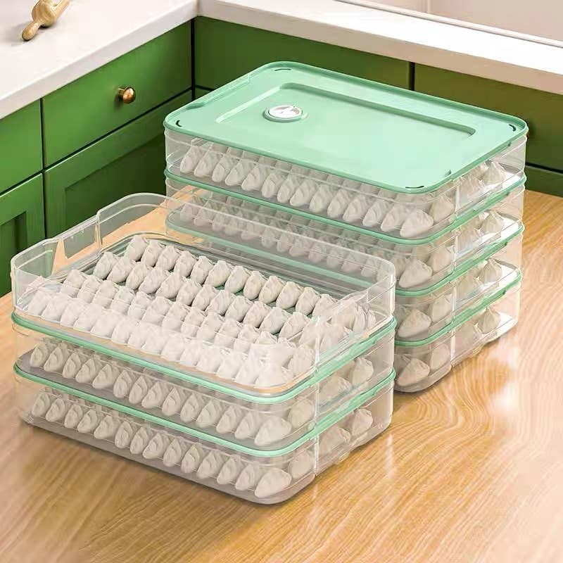 グッズ収納 冷凍餃子専用 積み重ね保存容器