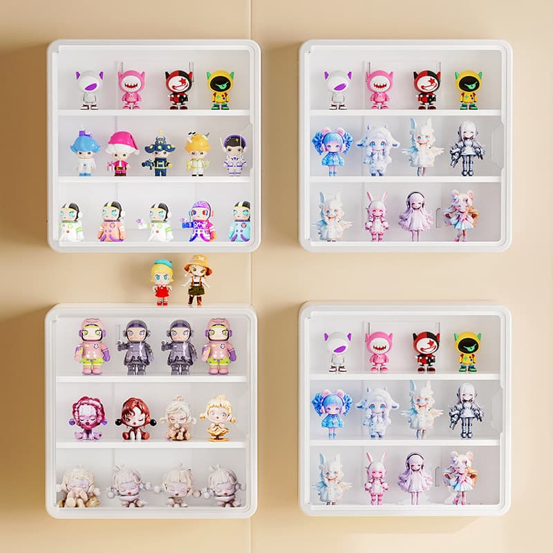 グッズ収納 壁掛け式アクリルフィギュア飾り棚