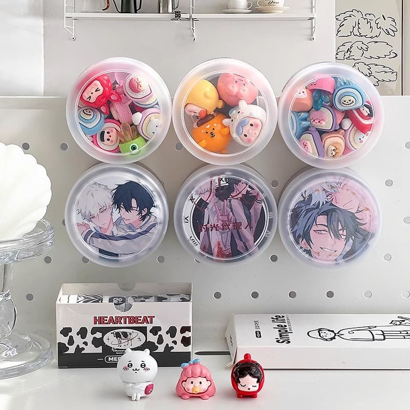 グッズ収納 マグネット付き缶バッジ収納ケース