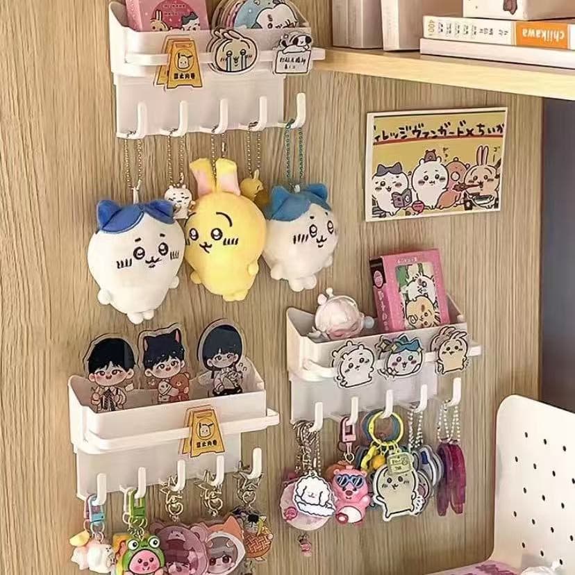 グッズ収納 多機能ぬいぐるみキーホルダー専用収納ラック