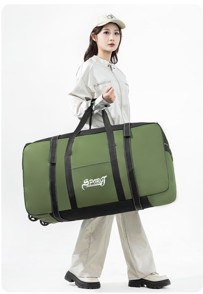 グッズ収納 大容量折りたたみキャリーバッグ キャンプ用多機能収納ケース