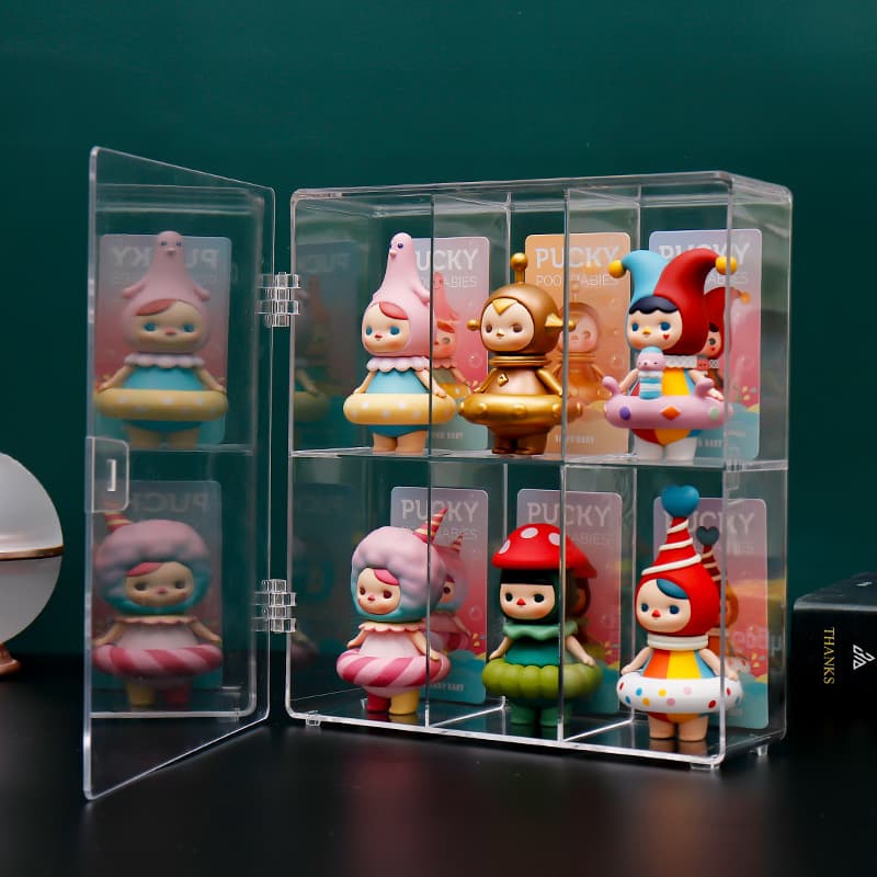 グッズ収納 透明積み重ね人形ケース