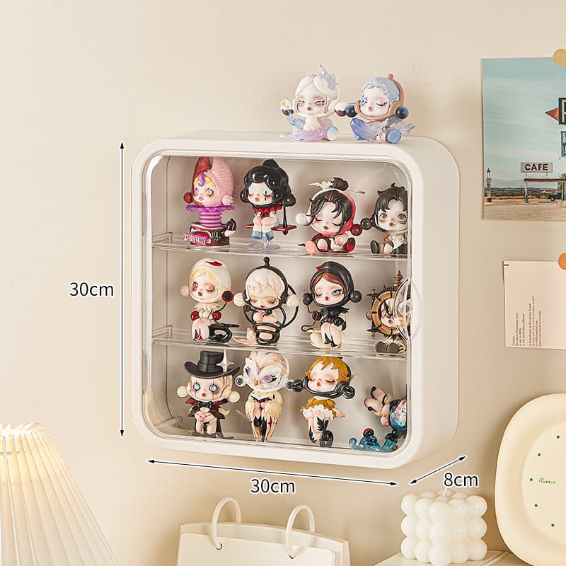 グッズ収納 壁掛け透明フィギュアコレクションケース