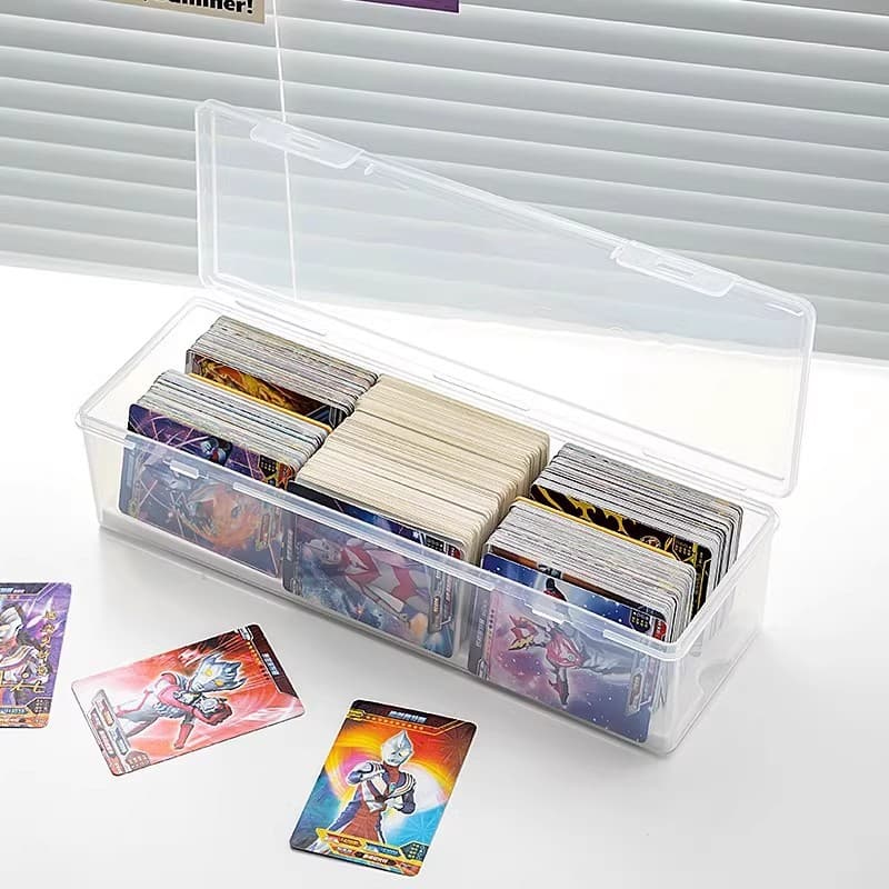 グッズ収納 透明蓋付き仕切り収納ボックス