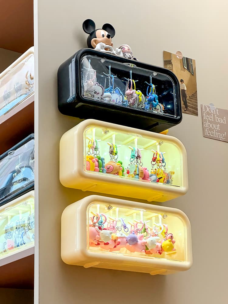 グッズ収納 アクリルディスプレイケース キーホルダー収納ラック
