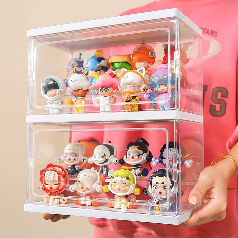 グッズ収納 積み重ね可能なフィギュアケース
