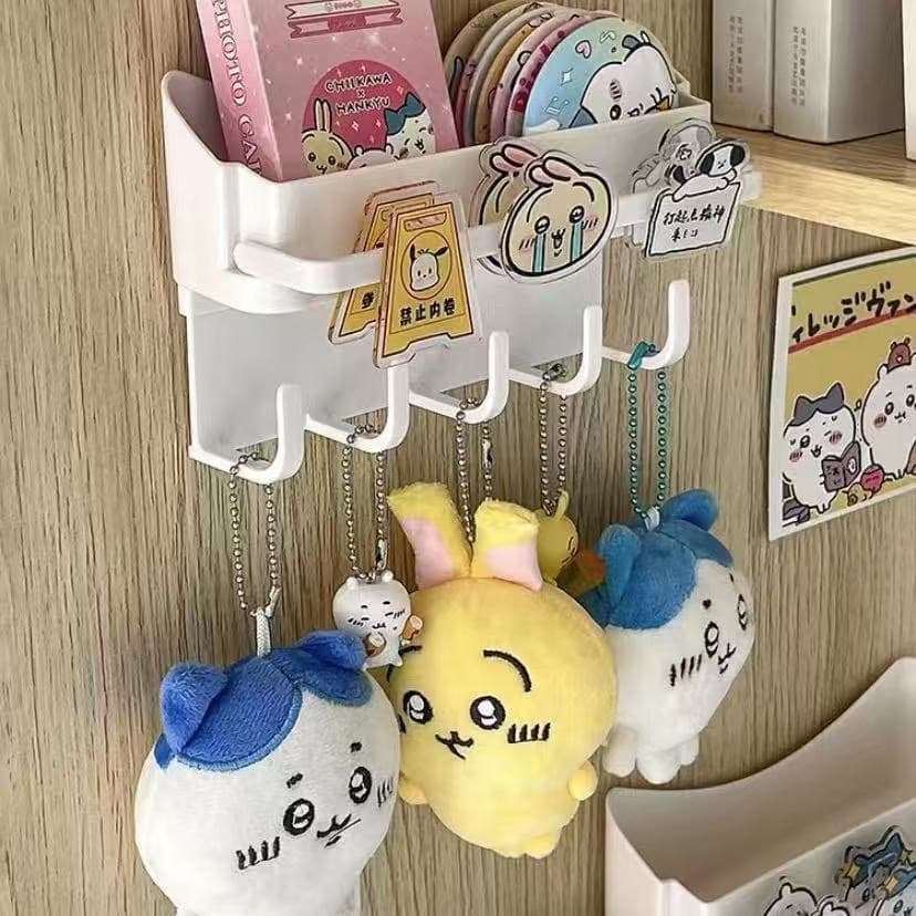 グッズ収納 多機能ぬいぐるみキーホルダー専用収納ラック