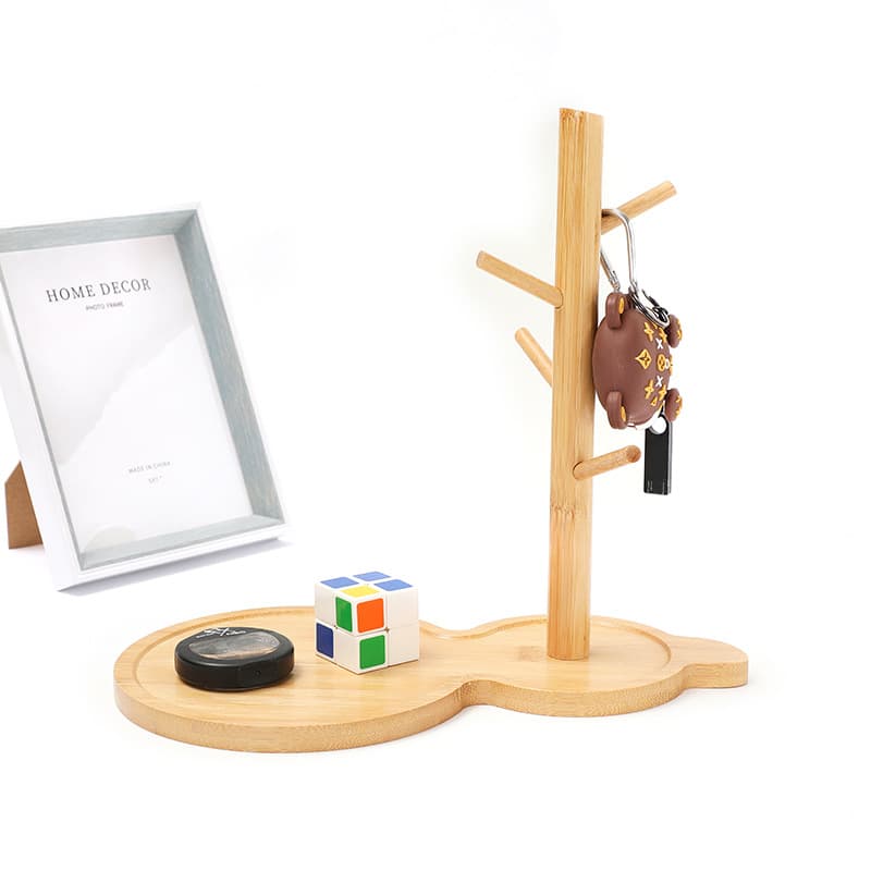 グッズ収納 ひょうたん型キーホルダー収納スタンド