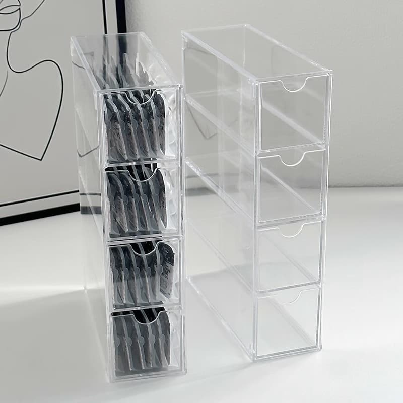 アクリル積み重ねグッズ収納ケース