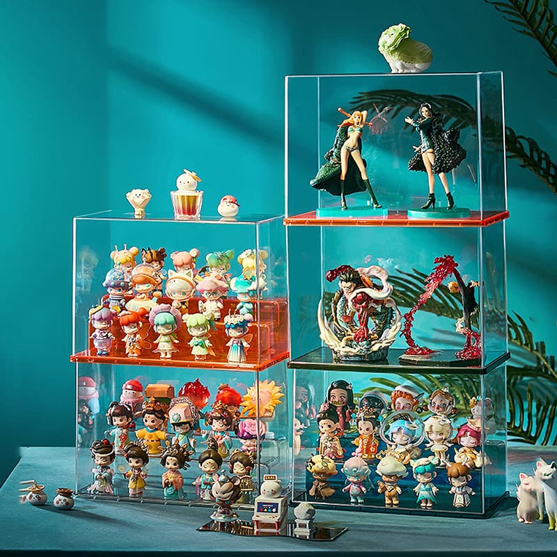 グッズ収納 積み重ねできる透明コレクションケース