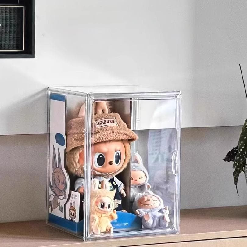 グッズ収納 積み重ね可能 フィギュア透明展示ケース