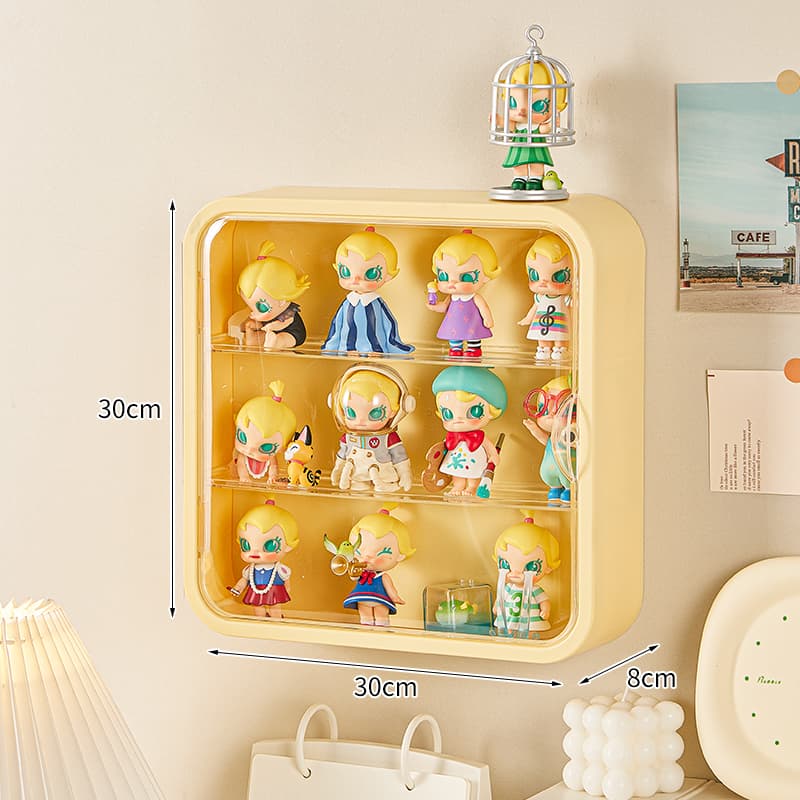 グッズ収納 壁掛け透明フィギュアコレクションケース