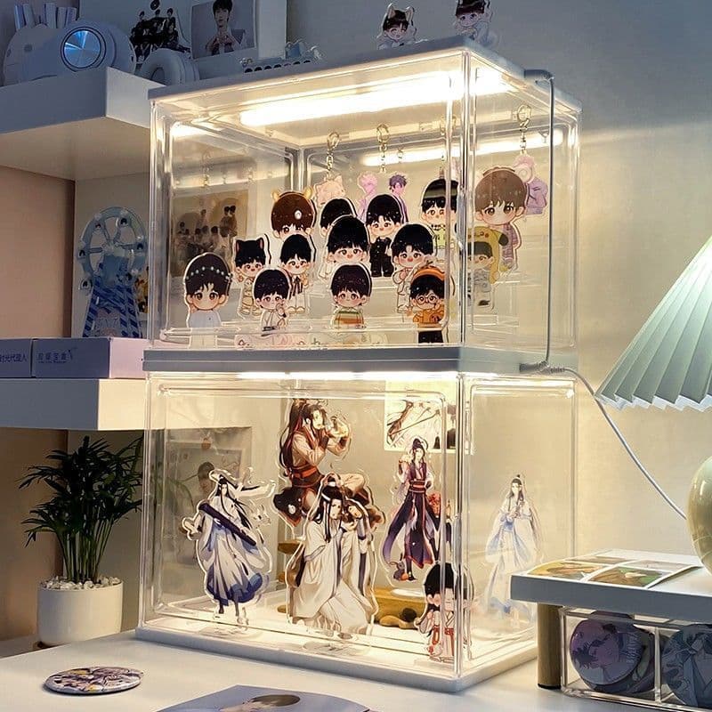 グッズ収納 光輝くアクリルコレクションケース