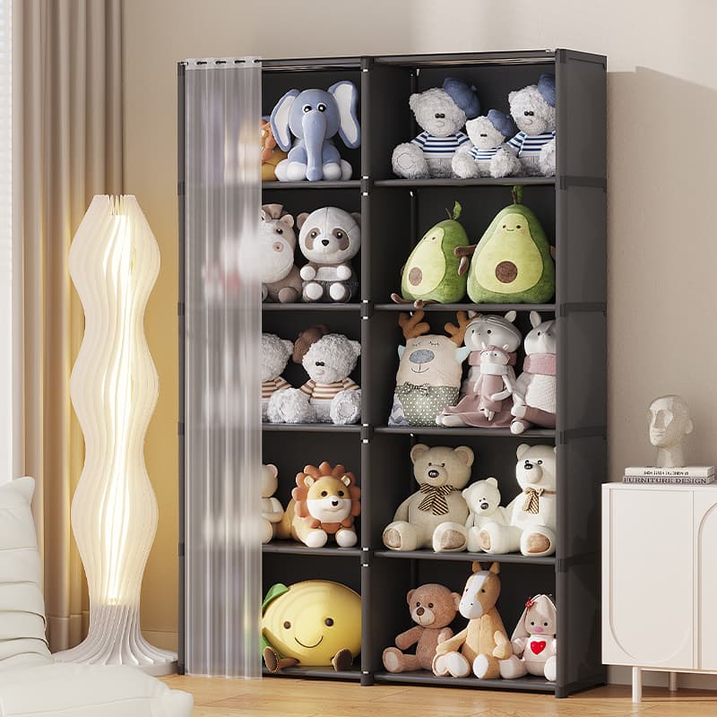 グッズ収納 ぬいぐるみコレクション収納棚