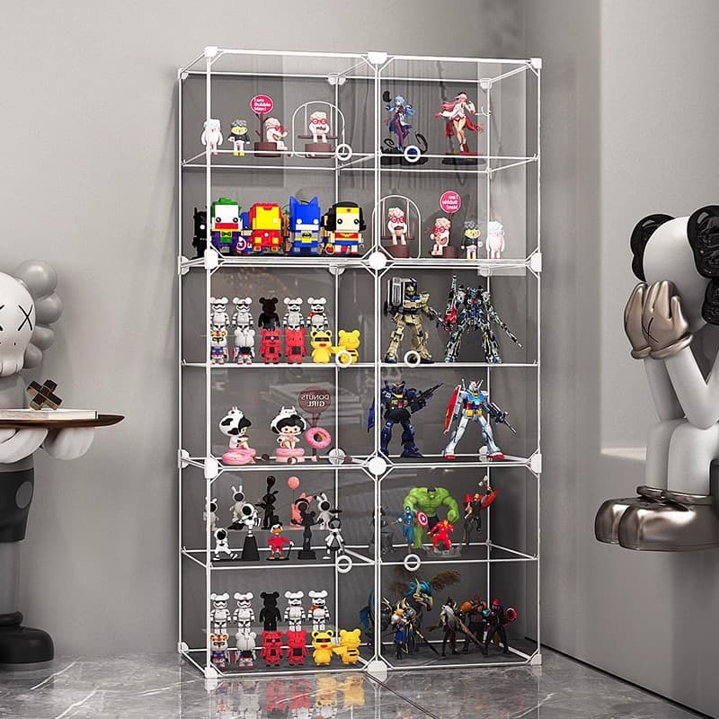 グッズ収納 フィギュアコレクション用 組立式展示ケース