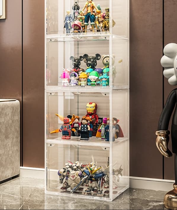グッズ収納 積み重ね可能フィギュア専用ショーケース
