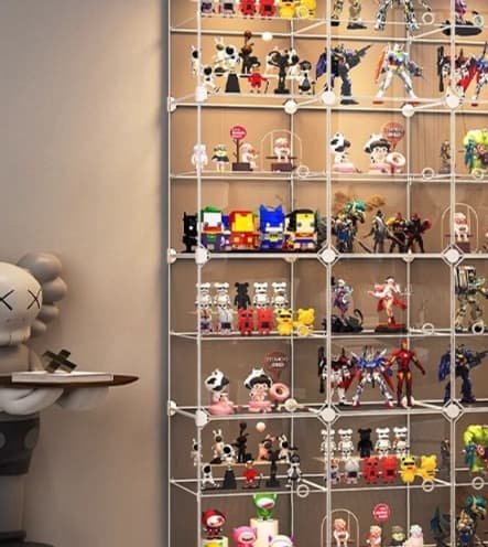 グッズ収納 フィギュアコレクション用 組立式展示ケース