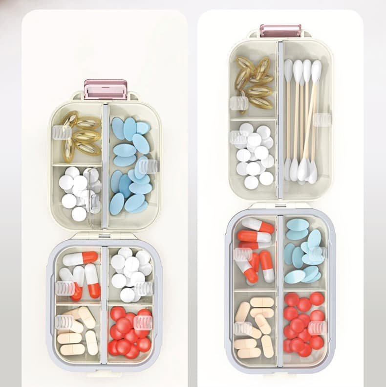 グッズ収納 携帯用多機能薬整理ケース