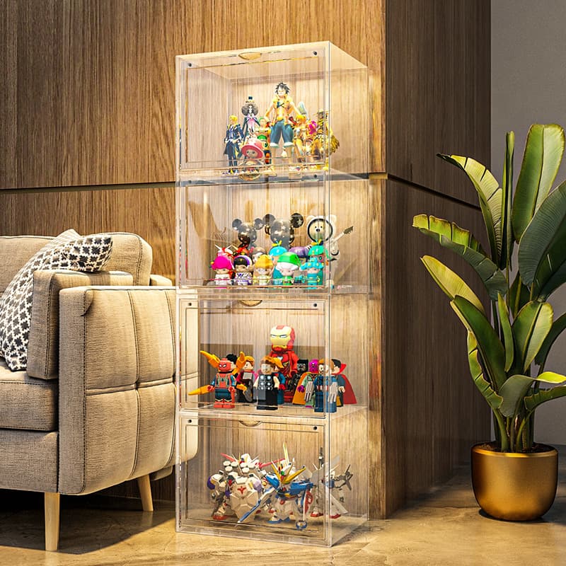 グッズ収納 積み重ね可能フィギュア専用ショーケース